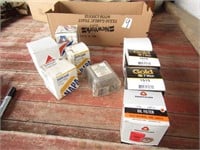 BOX OF OIL & FUEL FILTERS THAT FIT D-17 & 19