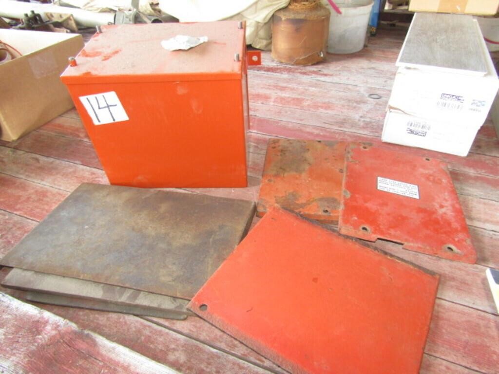ALLIS CHALMERS G BATTERY BOX [NOS], EXTRA LIDS