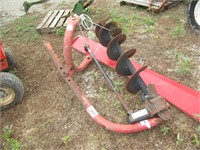 3 PT PTO POST HOE DIGGER -USE VERY LITTLE