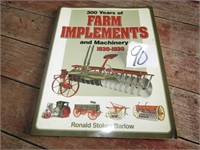 300 YEARS OF FARM IMPLEMENTS BOOK
