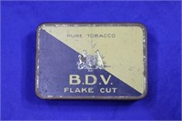 Tobacco Tin - B.D.V