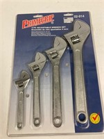 Crescent wrench set. Unopened