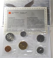 Canada 1867-1992 Uncirculated 6 coin Mint Set