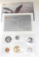 Canada 1996 Uncirculated 6 coin Mint Set