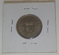 1957 Great Britain One Shilling, Scottish Shield