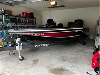 2018 Nitro Z17 Bass Boat with trailer