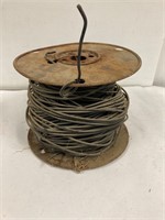 Roll of single strand copper wire.