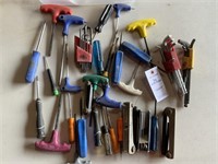 Assorted Hex Key Allen Wrenches