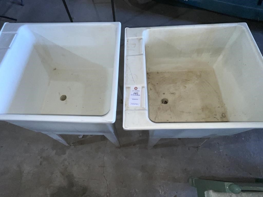 2 Kinkead Deep Wash Sinks