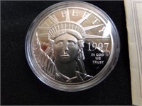 U.S. Platinum 1997 $100 Eagle Replica