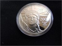 U.S. Platinum 2000 $100 Eagle Replica