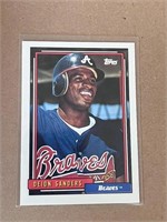 1992 Deion Sanders Baseball Card