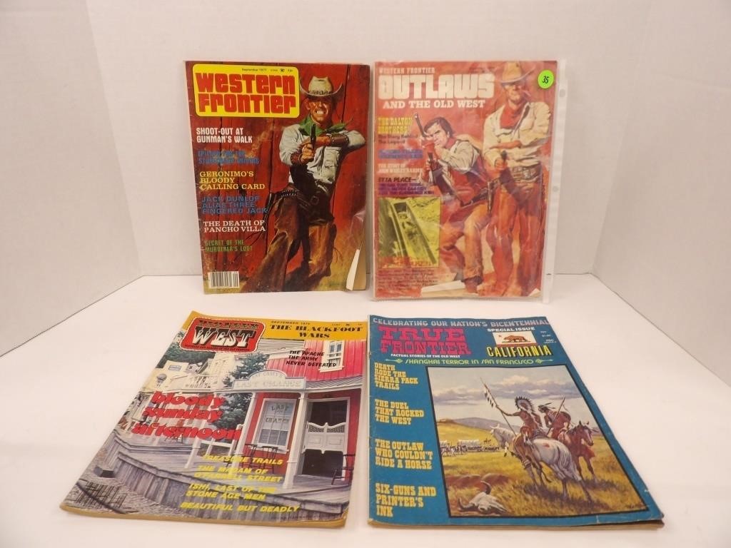 Western Magazine Lot of 4