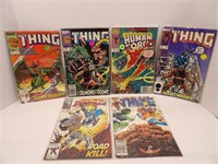 Marvel Comics Lot of 6 - The Thing, Human Torch