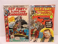 Sgt Fury #128 & 129 - British price variant on
