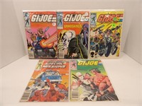 GI Joe Lot of 5 Comics