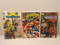 Marvel Comics Lot of 3 - Invaders, X Factor