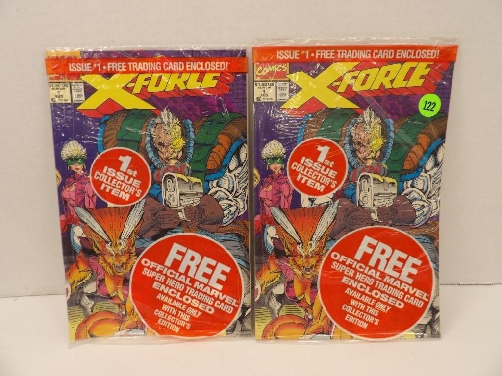 X-Force #1 in Polybags with Trading Cards Lot of