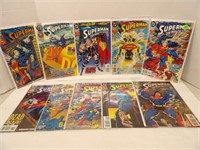 Superman Man of Steel Lot of 10 Comics