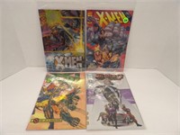 Lot of 4 Comics with Chromium Covers - X-Men #50,