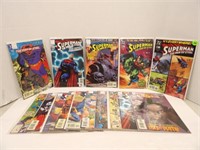 Lot of 15 Misc Superman Comics