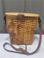 Small longaberger handwoven collectors club basket