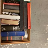 Pear Crate of Vintage and Antique Books