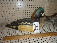 Vintage wood 12" duck Decoy-Ted Breakbill