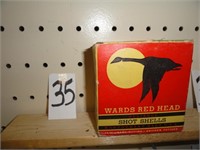 Vintage Ward's Red Head 12 gauge full box of shell