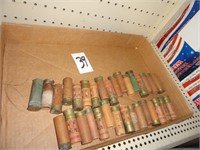 Mainly 12 gauge paper shotgun shells, some rough
