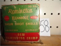 Vintage Rimington Kleanbore 20 gauge-box of