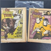 35 Monster Times Magazines Classic Horror Fanzine!