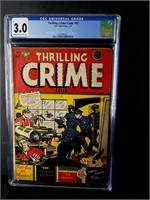 Thrilling Crime Cases 47 CGC 3.0 L.B. Cole Cover