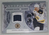 Zdeno Chara Artifacts Threads of Time Jersey card