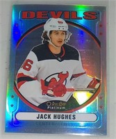 Jack Hughes OPC Platinum Retro Rainbow card R-35