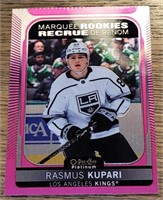 Rasmus Kupari OPC Platinum Matte Pink Rookie card