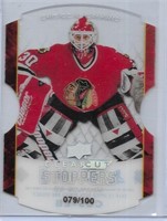 Ed Belfour UD Clear Cut Stoppers #d 079/100