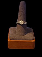 Antique 1.25ct Cushion Cut Diamond Engagement Ring