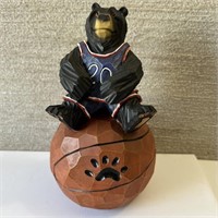 Hand Carved Whimsical Black Bear