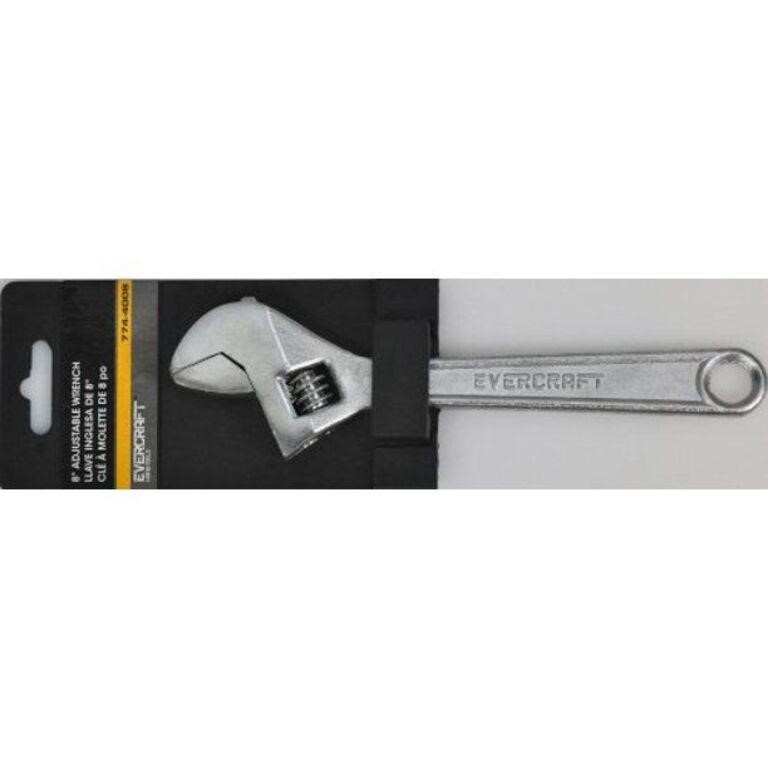 Evercraft 8" Adjustable Wrench 774-4008