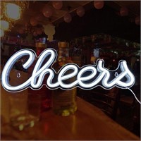 LED Light Up Neon Cheers Sign