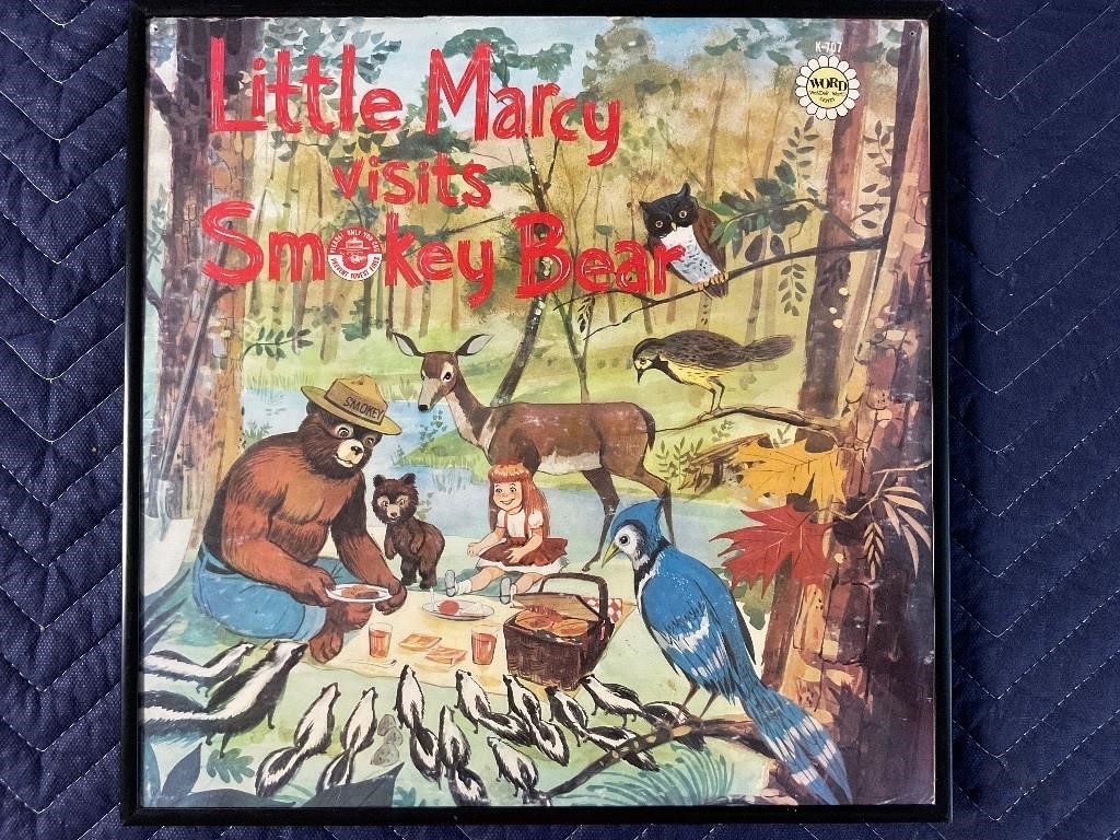Little Marcy Visits Smokey Bear Framed Album