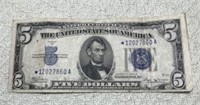 Star $5 Bill 1934