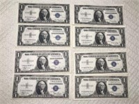 4 Sets of Sequential Silver Certificates