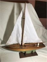Late 1930’s Hand Crafted Sailboat
