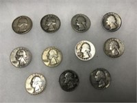 Silver Washington Quarters (11)