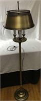 Vintage Brass Floor Lamp w/ 3 lights