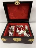 Game Box w/ Assorted Dice Collection