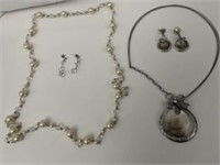 Matching Necklace & Earring Sets (2)