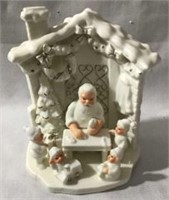 Porcelain Santa’s Workshop in org box